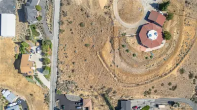 Private, elevated setting at the end of Solstice Lane offers stunning unobstructed views of the Wenatchee Valley.