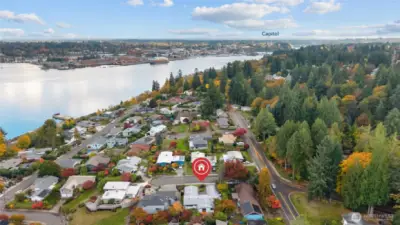 WEST OLYMPIA LOCATION | You'll love living in the Washington State capitol city this close to waterfront and downtown Olympia. This home is located in a peaceful neighborhood on a cul-de-sac in the Olympia School District.