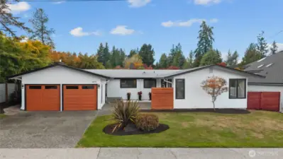 NEW NEW NEW! | The new garage doors and paint really make this home a standout. The garage is extra spacious with parking for 2 vehicles plus storage in the back.
