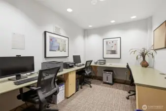 Business center.