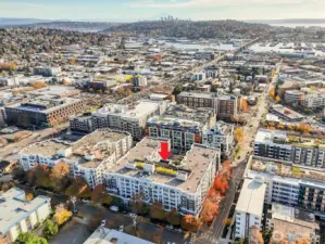 Looking south/southwest toward the Seattle skyline.