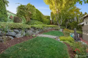 2nd level Terrace in back yard.