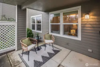 Enjoy your covered patio while being steps away from the indoor swimming pool, sauna, fitness center, and pickleball courts. Beautiful landscaping and walking trails throughout this active 55+ community offer the perfect balance of relaxation and recreation