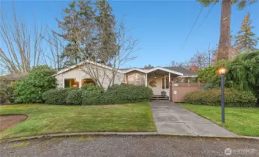 Authentic Mid-Century Modern designed by renowned Pacific Northwest architect Paul Hayden Kirk, a leader of the Northwest Modern movement and frequent Sunset Magazine contributor.