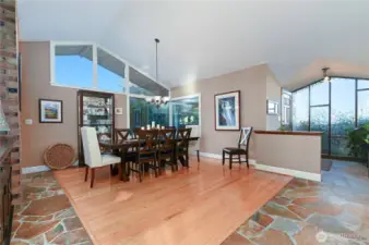 This home exemplifies that legacy through its extensive use of cedar and fir, slate flooring, and expansive floor-to-Paul Hayden Kirk.