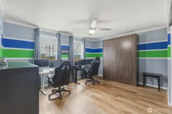 Bedroom #2 with Queen Size Murphy Bed