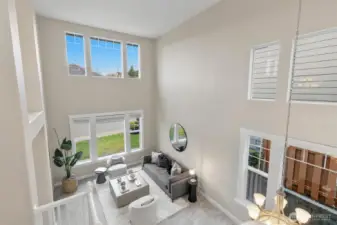 Abundance of windows with natural light