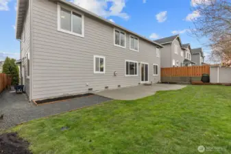 Home sits on a hill so nobody looking in