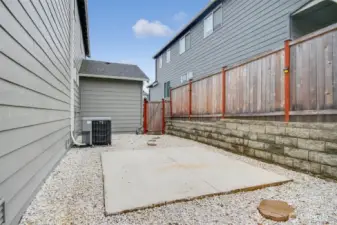Low maintenance backyard to relax and enjoy the weather