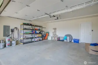 Large 2 car garage