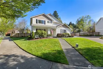 Large Front Yard On Corner Lot