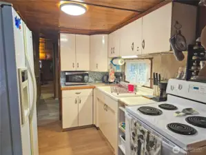 The kitchen is well equipped and ready for feeding the masses!