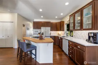 Double pantry closet