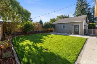 Detached 576 sq ft garage gives you so many options