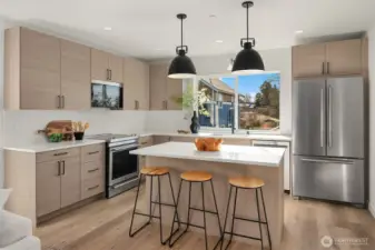 main living level on second floor