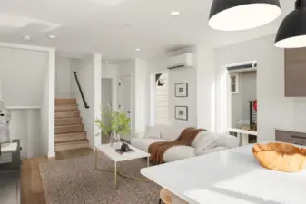 main living level on second floor