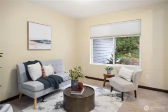 Formal dining room or use as an office, sitting or playroom