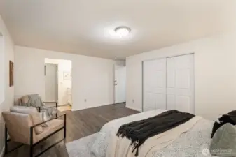 Another view of the primary suite.