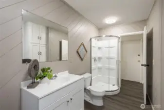 Another view of the second guest bathroom.
