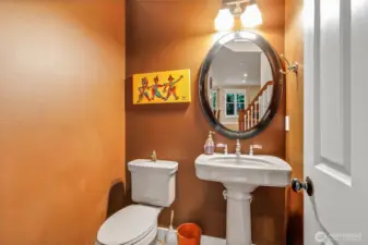 Powder bathroom.