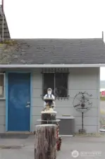 Entry to the woodshop with professional tools ready for your use