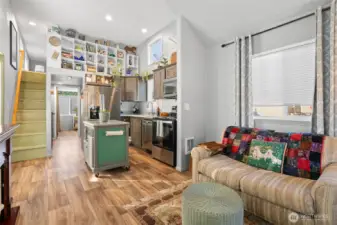 Open concept living space