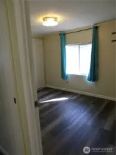Main/bigger bedroom.