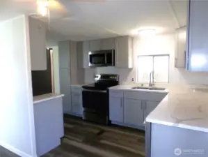 This kitchen looks and feels new because it is!