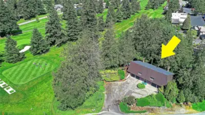 Located right on the golf course.