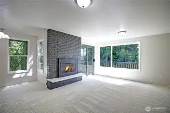 Unit 2 living area.