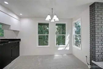 Unit 2 dining area.