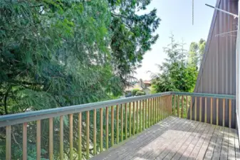 Unit 2 deck with valley views.