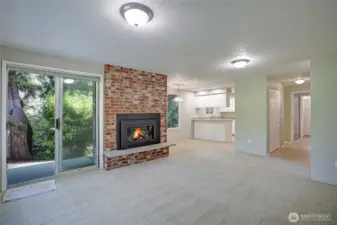 Unit 1 living area.