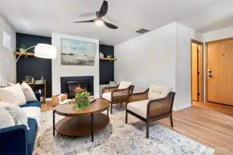 Inviting lower level Family room~