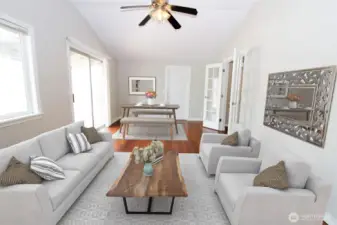 Third bedroom makes a great bonus room