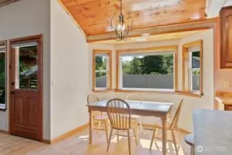 Breakfast nook.