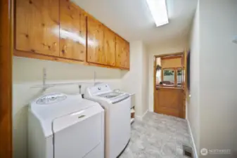 Adorable Dutch door. Laundry/Utility room.
