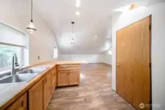 Studio kitchen.