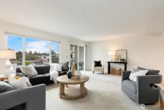 The Royal Oak Condominiums unit #208 has 2BR/1.75BA with a lot of natural light & parking!