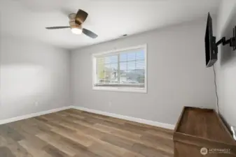 Bedroom on lower level