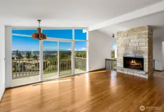 Recently re finished hardwood flooring