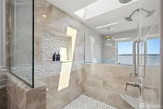 You even have a view from the shower