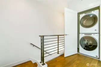 Laundry room outside upstairs bedrooms