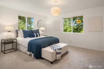 Primary Suite with ensuite bathroom.