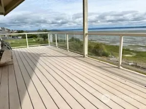 Your own private deck to watch the beautiful sunrises the Bay has to offer!
