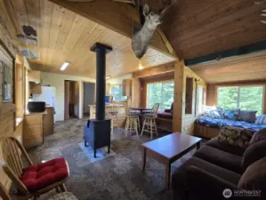 THe cabin was well thought out with tons of natural light all the way around.