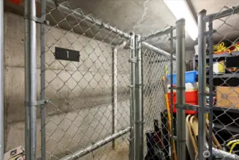 Most convenient, secure storage unit #1 included