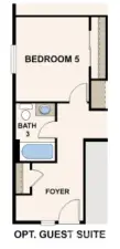 Disclaimer – Main Floor OPTION – Marketing rendering of floor plan, illustrative purposes only – may vary per location.