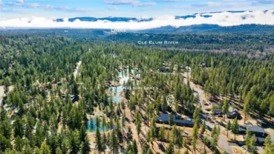 Nelson Lakes bordering the back of your property