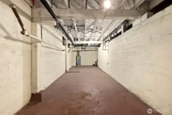Basement with Water Heater